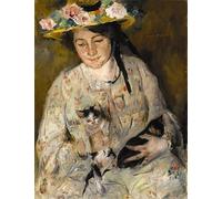 HRJUBWREE Célèbre Peinture D'Art Murale Toile Murale Tableau Image inconnue par Lovis Corinth Affiche Artistique Pour un Usage Bureautique 60x90cm