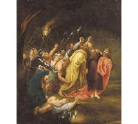 HRJUBWREE Célèbre Peinture D'Art Murale Toile Murale Tableau l'Arrestation du Christ d'Anthony Van Dyck Affiche Artistique Pour un Usage Bureautique 60x90cm