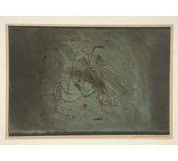 HRJUBWREE Célèbre Peinture D'Art Murale Toile Murale Tableau le couple au crépuscule de Paul Klee Affiche Artistique Pour un Usage Bureautique 60x90cm