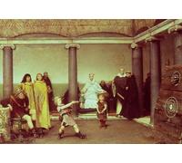 HRJUBWREE Célèbre Peinture D'Art Murale Toile Murale Tableau l'éducation des enfants de Clothilde et Clovis de Lawrence Alma Tadema Affiche Artistique Pour un Usage Bureautique 60x90cm