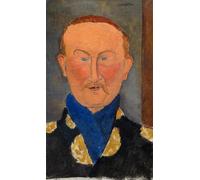 HRJUBWREE Célèbre Peinture D'Art Murale Toile Murale Tableau Léon Bakst par Amedeo Modigliani Affiche Artistique Pour un Usage Bureautique 60x90cm
