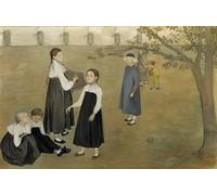 HRJUBWREE Célèbre Peinture D'Art Murale Toile Murale Tableau Partout une voix nous invite de Beda Stjernschantz Affiche Artistique Pour un Usage Bureautique 60x90cm