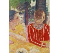 HRJUBWREE Célèbre Peinture D'Art Murale Toile Murale Tableau Portrait de Madame Reine Natanson et Marthe Bonnard par Pierre Bonnard Affiche Artistique Pour un Usage Bureautique 60x90cm