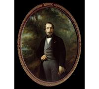 HRJUBWREE Célèbre Peinture D'Art Murale Toile Murale Tableau Portrait en pied de Napoléon III par Xaver Winterhalter Affiche Artistique Pour un Usage Bureautique 60x90cm