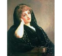 HRJUBWREE Célèbre Peinture D'Art Murale Toile Murale Tableau Souvenirs de Frederic Leighton Affiche Artistique Pour un Usage Bureautique 60x90cm