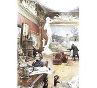 HRJUBWREE De Célèbres Tableaux Toile Murale Tableaux Peinture Murale Nordique Galerie Fürstenberg par Carl Larsson Impression Affiche Pour la Décoration de la Chambre 60x90cm