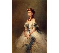HRJUBWREE De Célèbres Tableaux Toile Murale Tableaux Peinture Murale Nordique La reine Alexandra quand la princesse de Galles par Xaver Winterhalter Pour la Décoration de la Chambre 60x90cm