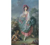 HRJUBWREE Portrait Tableaux Imprimer Affiche Murale D'Art L'Image Ballerine Marie Madeleine Guimard comme Terpsichore par Jacques Louis David Décorations Pour la Maison 60x90cm