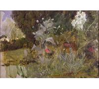 HRJUBWREE Portrait Tableaux Imprimer Affiche Murale D'Art L'Image Écho et Narcisse de John William Waterhouse Vintage Impressions sur Toile Décorations Pour la Maison 60x90cm