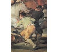 HRJUBWREE Portrait Tableaux Imprimer Affiche Murale D'Art L'Image le 2 mai, l'émeute contre les mercenaires mamelouks de Francisco De Goya Décorations Pour la Maison 60x90cm