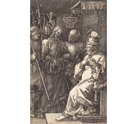 HRJUBWREE Portrait Tableaux Imprimer Affiche Murale D'Art L'Image Le Christ devant Caïphe d'Albrecht Dürer Vintage Impressions sur Toile Décorations Pour la Maison 60x90cm