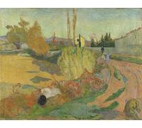 HRJUBWREE Portrait Tableaux Imprimer Affiche Murale D'Art L'Image Paysage à Arles de Paul Gauguin Vintage Impressions sur Toile Décorations Pour la Maison 60x90cm
