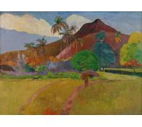 HRJUBWREE Portrait Tableaux Imprimer Affiche Murale D'Art L'Image Paysage tahitien de Paul Gauguin Vintage Impressions sur Toile Décorations Pour la Maison 60x90cm