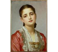 HRJUBWREE Posters Impressions Toile Moderne D'Images Art Imprimé Image Anita de Frederic Leighton Toile Paysage Peinture Pour la Décoration du Salon 60x90cm