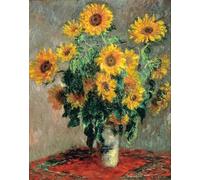 HRJUBWREE Posters Impressions Toile Moderne D'Images Art Imprimé Image Bouquet De Soleils de Claude Monet Toile Paysage Peinture Pour la Décoration du Salon 60x90cm