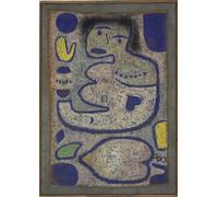 HRJUBWREE Posters Impressions Toile Moderne D'Images Art Imprimé Image Chanson d'amour de la nouvelle lune de Paul Klee Toile Paysage Peinture Pour la Décoration du Salon 60x90cm