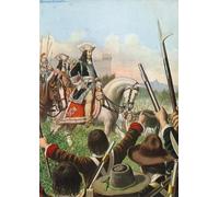 HRJUBWREE Posters Impressions Toile Moderne D'Images Art Imprimé Image Déclaration de guerre entre le Piémont et la France reçue avec joie par Tancredi Scarpelli Pour la Décoration du Salon 60x90cm