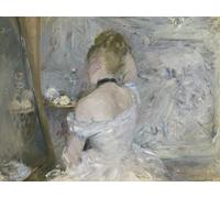 HRJUBWREE Posters Impressions Toile Moderne D'Images Art Imprimé Image Femme à sa toilette par Berthe Morisot Toile Paysage Peinture Pour la Décoration du Salon 60x90cm