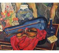 HRJUBWREE Posters Impressions Toile Moderne D'Images Art Imprimé Image l'étui pour violon de Marie Clémentine Suzanne Valadon Toile Paysage Peinture Pour la Décoration du Salon 60x90cm