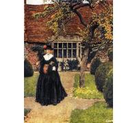 HRJUBWREE Posters Impressions Toile Moderne D'Images Art Imprimé Image Quand dans Skills My Julia Goes Eleanor Fortescue-brickdale Toile Paysage Peinture Pour la Décoration du Salon 60x90cm