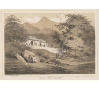 HRJUBWREE Posters Impressions Toile Moderne D'Images Art Imprimé Image Temple chinois de Hong Kong par Wilhelm Heine Toile Paysage Peinture Pour la Décoration du Salon 60x90cm