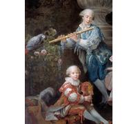 HRJUBWREE Posters Impressions Toile Moderne D'Images Art Imprimé Image the Family of Louis Francois Du Bouchet Marquis De Sourches by Francois Hubert Drouais Pour la Décoration du Salon 60x90cm