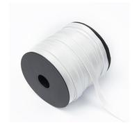 Hrlace Bande élastique de 10 m à coudre - Bande élastique fine - Pour bricolage, artisanat, sous-vêtements, bretelles de soutien-gorge, vêtements, ceinture - Blanc - 1,5 cm