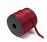 Hrlace Bande élastique de 10 m à coudre - Bande élastique fine - Pour bricolage, artisanat, sous-vêtements, bretelles de soutien-gorge, vêtements, ceinture - Bordeaux - 0,6 cm