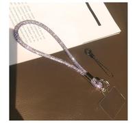 Hrlace Cordon universel pour téléphone portable - Strass - Strass - Cristal - Pour téléphone portable - Dragonne avec patch pour tous les smartphones - Violet