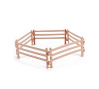 Hrlace Ferme miniature - Jouet miniature avec clôture - Arbres - Maison et niche pour chien - Modèle de ferme réaliste - Accessoire - Mini clôture de jardin - Modèle d'arbres - Décoration de paysage