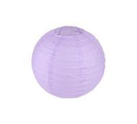 Hrlace Lot de 10 lanternes rondes en papier à suspendre - Lampions multicolores - Pour vacances, mariage, fête, anniversaire, fête de jardin, fête prénatale - Violet clair - 30 cm