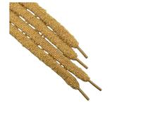 Hrlace Lot de 2 paires de lacets plats en peluche - Largeur : 12 mm - Lacets en peluche douce - Pour chaussures de sport, chaussures de loisirs, chaussures de course, chaussures en toile - 140 cm