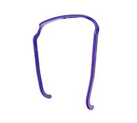 Hrlace Lot de 2 serre-têtes, lunettes de soleil, carrés, bandeaux invisibles, en plastique, pour hommes et femmes, cheveux bouclés et coiffés, pour volume et style, violet