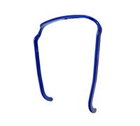 Hrlace Lot de 2 serre-têtes, lunettes de soleil, carrés, bandeaux invisibles, en plastique, pour hommes et femmes, cheveux bouclés et coiffés, pour volume et style, bleu foncé