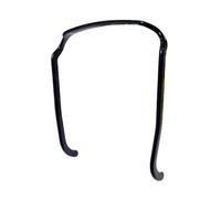 Hrlace Lot de 2 serre-têtes, lunettes de soleil, carrés, bandeaux invisibles, en plastique, pour hommes et femmes, cheveux bouclés et coiffés, pour volume et style, noirs