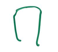 Hrlace Lot de 2 serre-têtes, lunettes de soleil, carrés, bandeaux invisibles, en plastique, pour hommes et femmes, cheveux bouclés et coiffés, pour volume et style, vert
