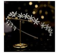 Hrlace TS-J2742S - Bandeau de mariée en strass scintillants - Bijou de cheveux élégant pour femme et fille - Pour mariage, anniversaire, rendez-vous