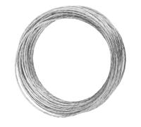 HRLORK Fil tressé en métal robuste pour accrocher des photos, miroirs, horloges, œuvres d'art - 10 m