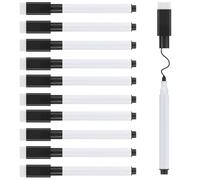 HRLORK Lot de 10 mini feutres effacables magnétiques pour tableau blanc