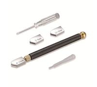 HRLORK Lot de 5 outils de coupe de verre 2 mm à 20 mm pour travaux manuels, découpe, carrelage, mosaïque, bouteilles, miroirs