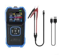 Hrm-10 Compteur de résistance interne de batterie avec écran haute définition pour plage de tension CC jusqu'à cent volts et test de résistance via quatre terminaux plus capacité d'exportation de