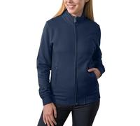 HRM - 1002 - Sweat-Shirt Full-Zip Premium pour Femmes, Bleu Marine, Taille M I, Commerce Équitable, 360 g/m² I 70% Coton et 30% Polyester Réutilisé I Pull Jogging