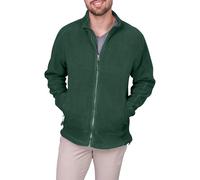 HRM 1201 Full-Zip Blouson Premium Micro Polaire I Veste Fonctionnelle Vêtements de Travail I Habits Hommes Haute Qualité et Durables, Vert Bouteille, XXXXXL Men's