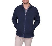 HRM 1201 Full-Zip Blouson Premium Micro Polaire I Veste Fonctionnelle Vêtements de Travail I Habits Hommes Haute Qualité et Durables, Bleu Marine, XXXXL Men's