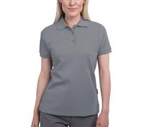 HRM Heavy Polo Femme Gris Pierre M | Chemise Premium pour Femme | Lavable Jusqu’à 60 °C | Durables et de Haute qualité | Vêtements de Travail