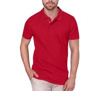 HRM Heavy Stretch M Polo Shirt, Rouge (Rouge 03), S Men's