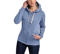 HRM Jacket F Sweat à Capuche, Bleu Ciel, XXL Femme