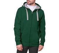 HRM Jacket M Hooded Sweatshirt, Vert Bouteille, L Men's