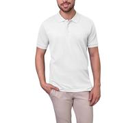 HRM Luxury Stretch M Polo Shirt, Blanc, S Men's