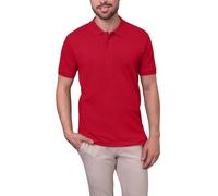 HRM Luxury Stretch M Polo Shirt, Rouge, L Men's